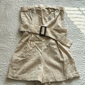 Juniors Strapless Romper